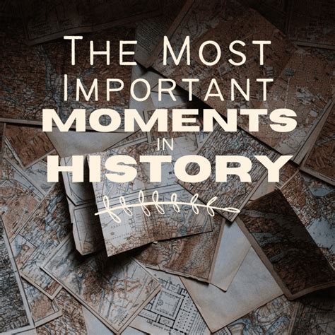 important world historical events|10 moments that changed history.